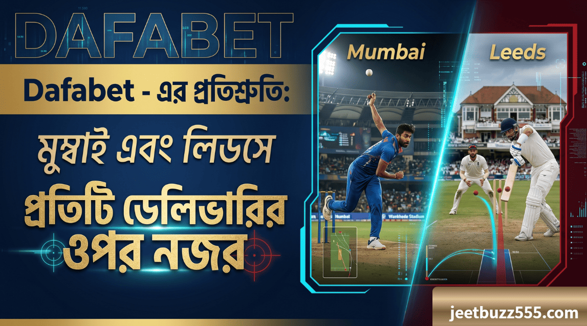 Dafabet - এর প্রতিশ্রুতি মুম্বাই এবং লিডসে প্রতিটি ডেলিভারির ওপর নজর